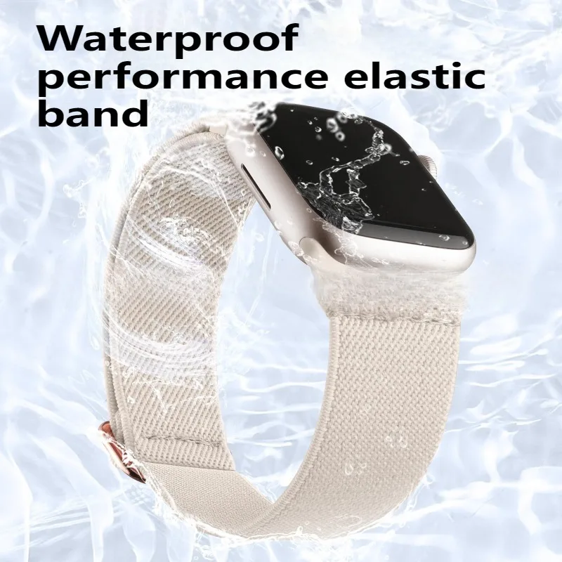 Adatto per il cinturino Apple Watch S87654, il nuovissimo cinturino per orologio Ultra2 con cinturino alla moda elastico morbido e impermeabile popolare