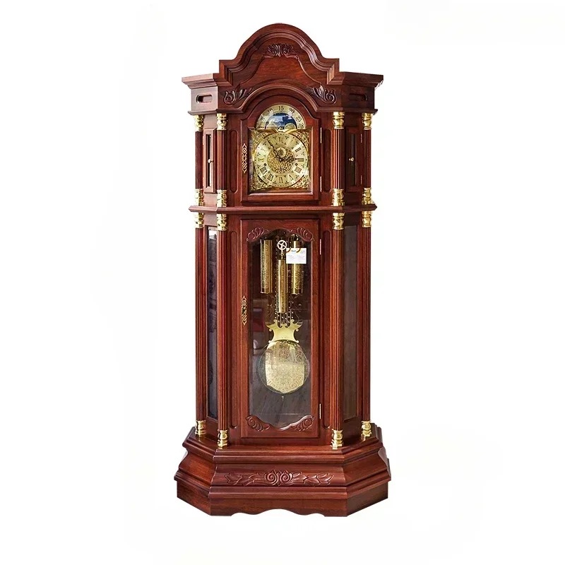 Mechanical Floor  Living Room Home Villa Clock Chinese Retro the Grandfather  Pendulum