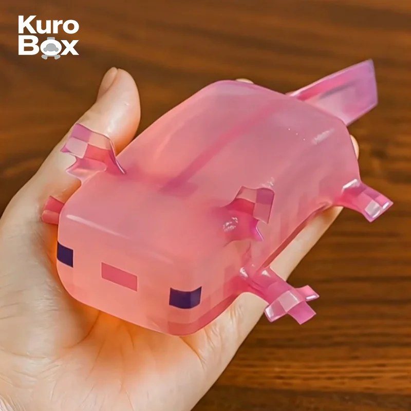 TPR قابل للتشكيل لطيف Axolotl اسفنجي الإجهاد لعبة بطيئة ارتفاع المالتوز الملمس ضغط تململ الضغط لعبة للأطفال الكبار هدية
