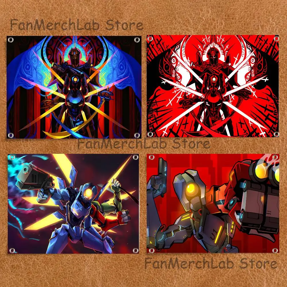 

Game U-ULTRAKILL Flag Tapestry Banner For Bedroom Outdoor Living Room Restaurant Bar Wall Decor Party