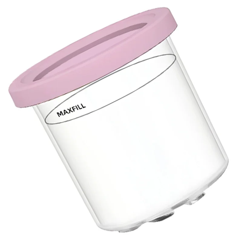 닌자 크리미 NC300s 시리즈 호환 아이스크림 메이커용 교체용 컵 - 2개입 밀폐 뚜껑 포함 보관 용기