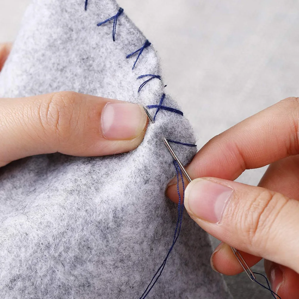 5 مجموعة كبيرة إبر الخياطة العين قسط الحديد صياغة إبر الحياكة للحرف اليدوية الملابس إصلاح أدوات خياطة التطريز