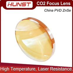 Hunst-znse CNCフォーカスレンズ,中国,co2,pvd,直径12mm, 18mm, 19.05mm, 20mm,fl,38.1, 50.8, 63.5, 76.2, 101.6mmレーザー彫刻、切断機