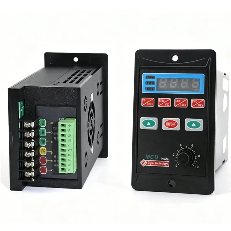 ABMH-RS485 Controlled Small Simple Universal Frequency Converter Single Phase 220V To Three Phase 220V Motor English Version