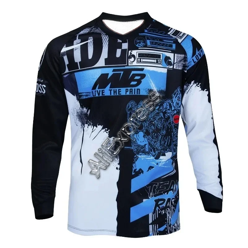 

Men's Motorcycle Mountain Bike Downhill Suit Enduro Polera Mtb Off-road MX Bike Off-road Racing Mtb Riding Top