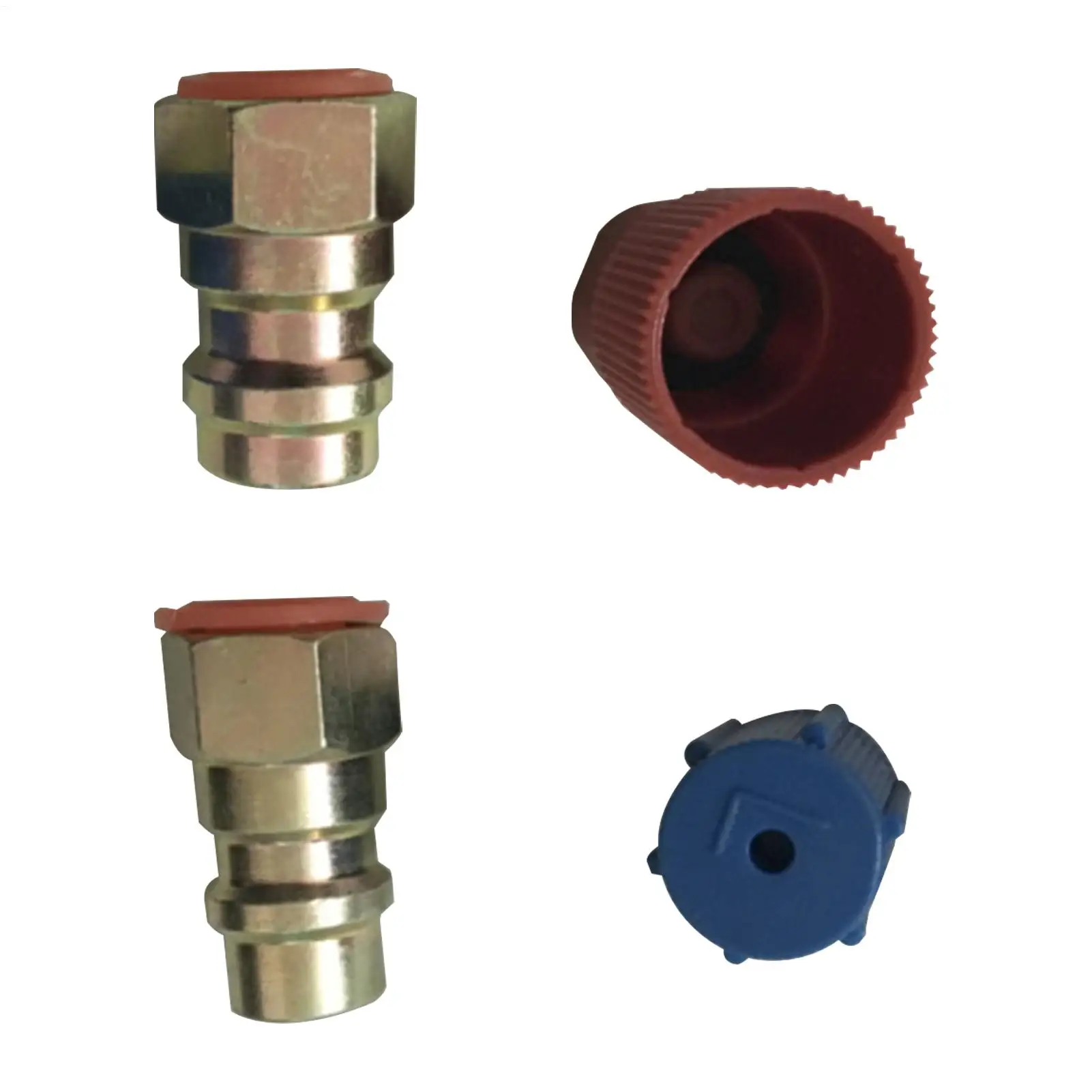 Quick Coupler Adapter Kit 4Pcs/set Quick Connect R12 To R134a Adapter Retrofits Kit For Standard Auto Air Conditioner - view 2