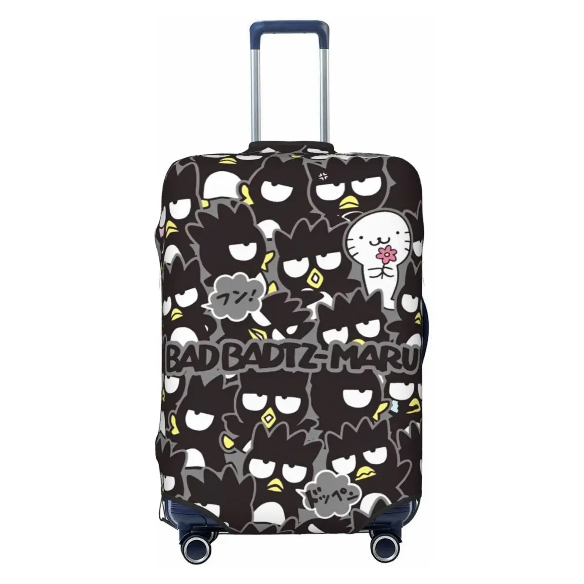 

Bad Badtz Maru Anime Penguin Suitcase Cover Business Holiday Practical Luggage Accesories Protector