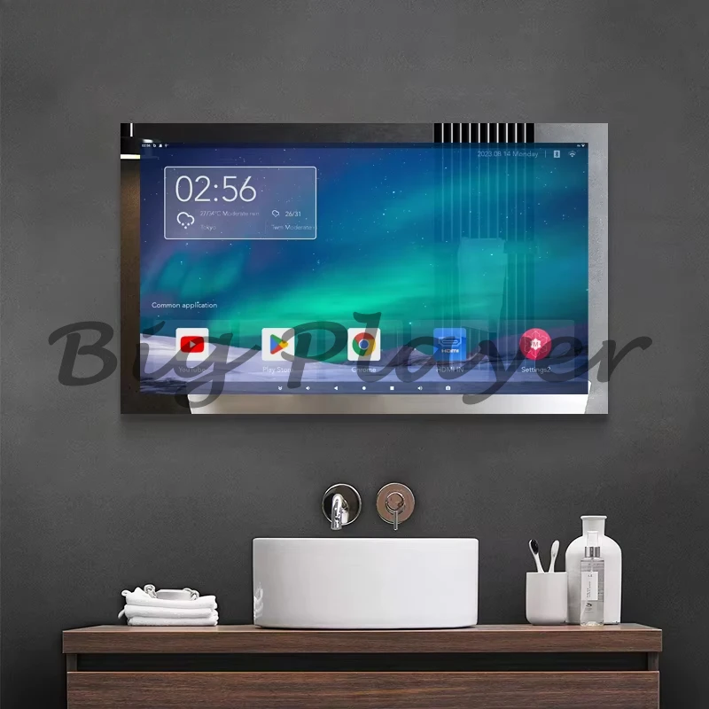 

21.5 27 32 43 55 65 75 Inch Android Touch Screen Remote Control Smart TV Mirror