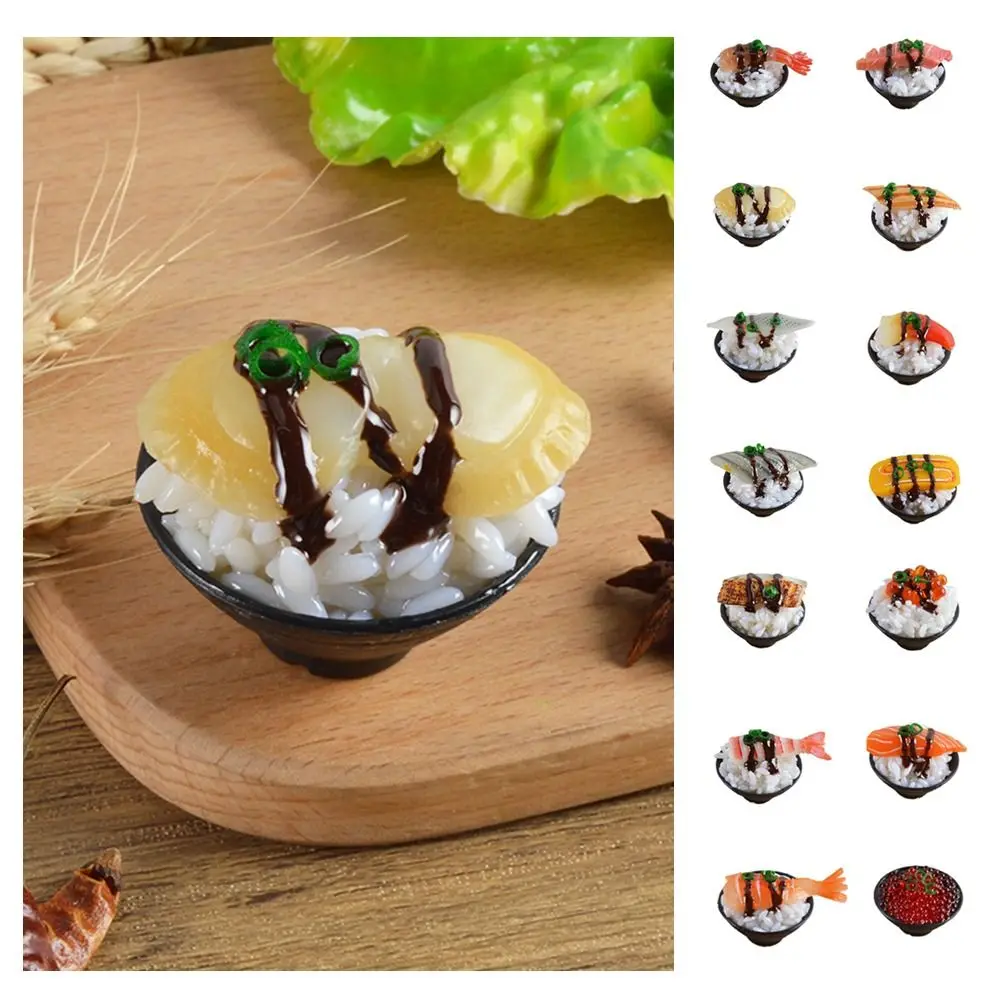 Eel Sushi Rice Food Model Simulation Sushi Model Simulation Kitchen Toy Mini Food Toys Japanese Rice Ball Cooking Toys