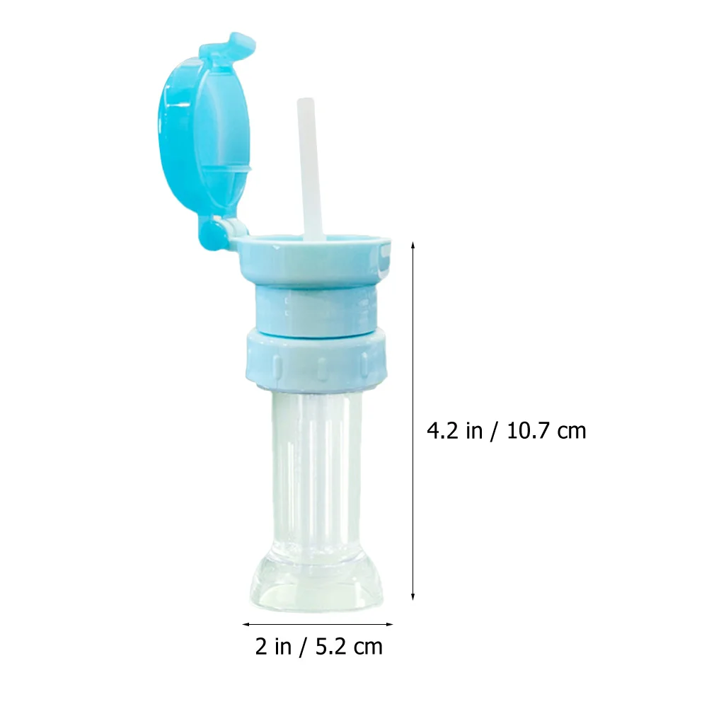 

2Pcs Portable Bottle Sippy Caps Baby Cover Kids Juice Juice Soda Caps Soda Straw Lid Travel Hygiene Toddler Party