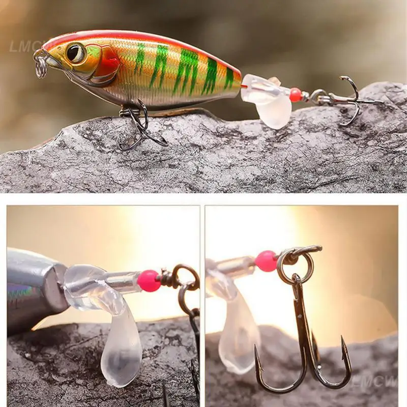 1~4PCS Artificial Baits Man-made 3d Laser Fish Eyes Fake Bait Mino Crossmouthed Perch Salmon Insect Bait