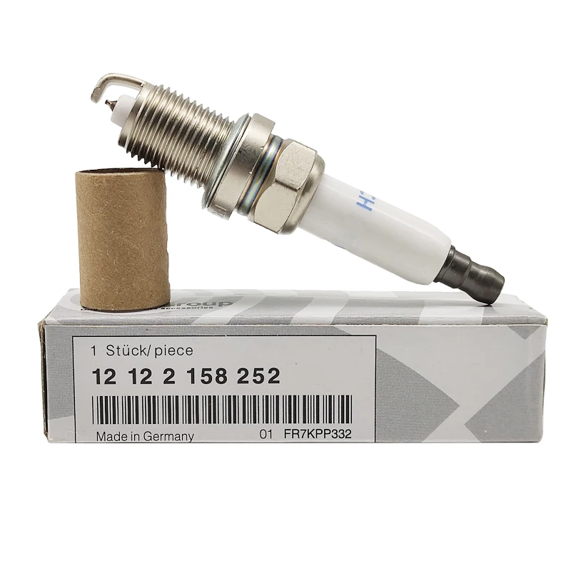 4Pcs Spark Plug 12122158252 FR7KPP332 Iridium For BMW E46 E60 E65 E70 E81 E88 E90 E92 X5 550i A6 650i 750i Car Accessories
