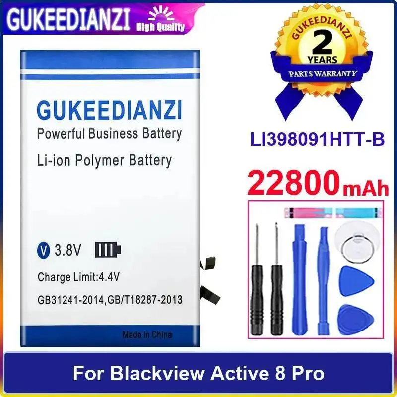

LI398091HTT-B 22800Mah Tablet Battery Reliable Replacement For Blackview Active 8 Pro