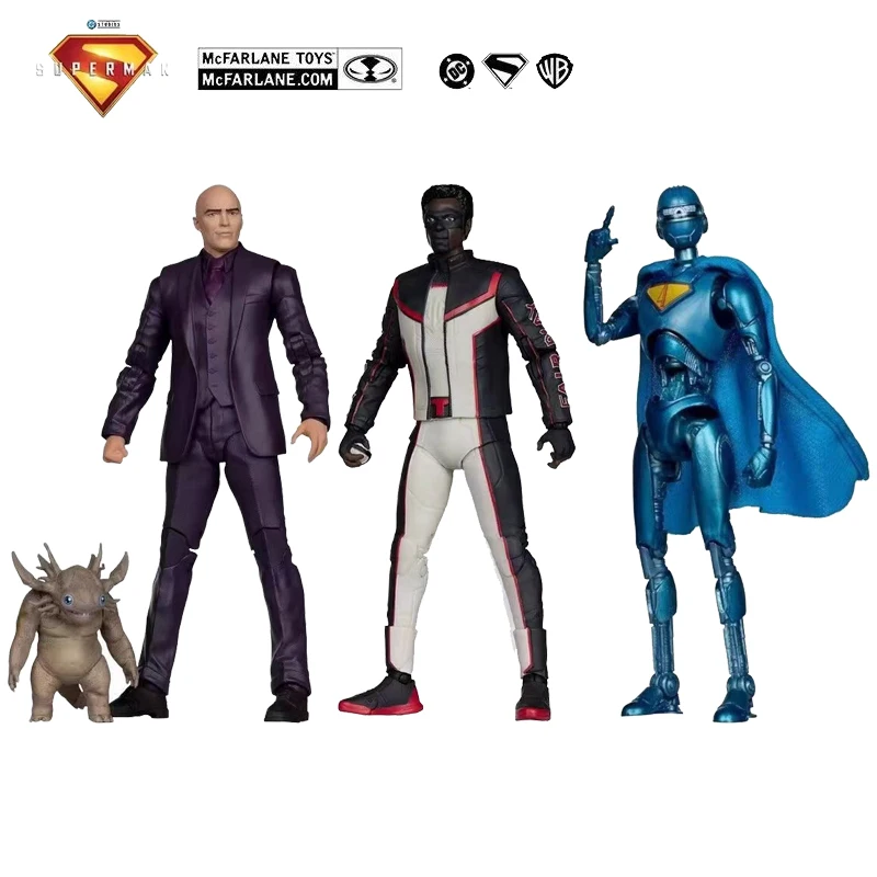 Mcfarlane Toys 2025 Superman Movie Superman Robot Mr. Terrific LEX Luthor