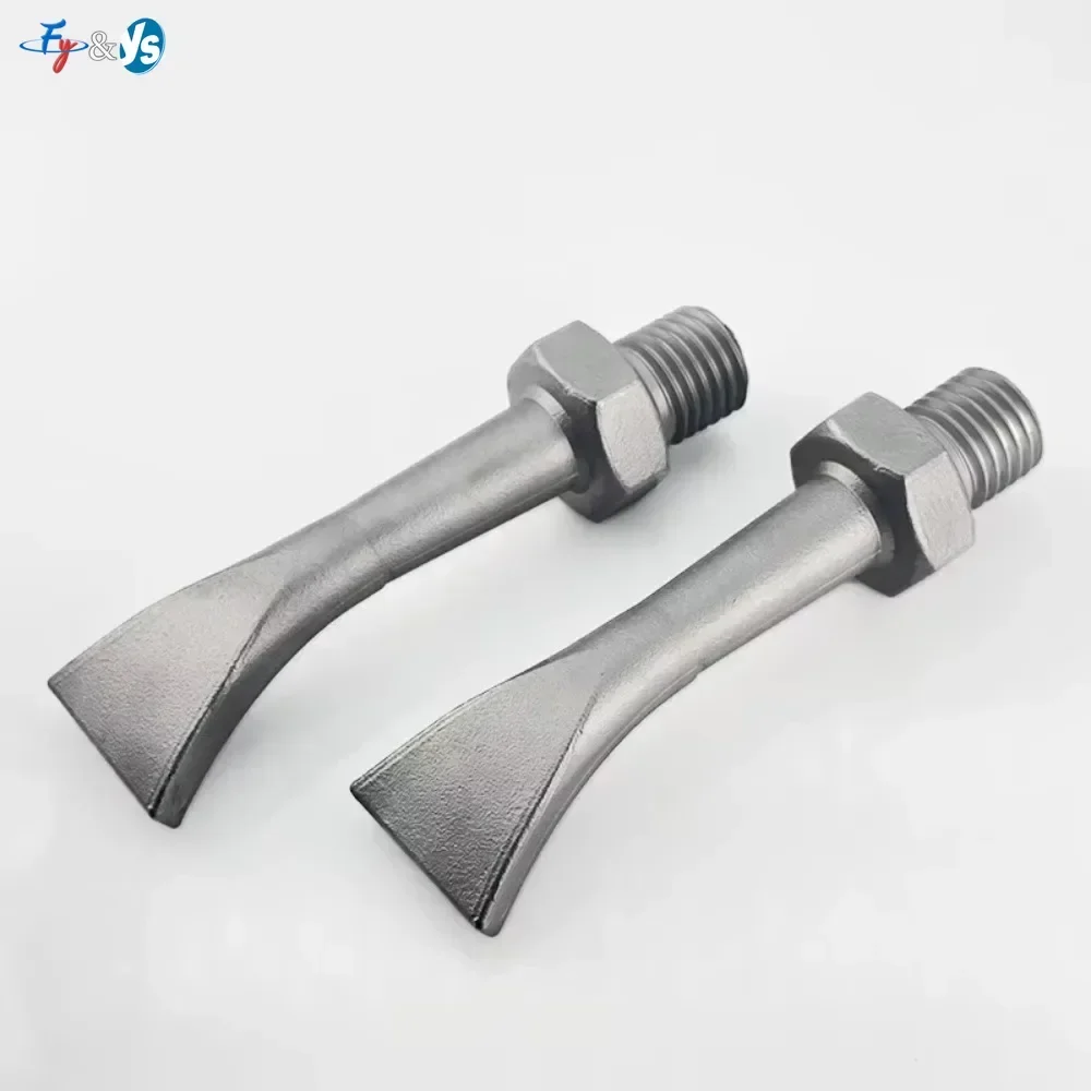 304L SS Straight Duckbill Nozzle Flat Fan Air Knife Blowing Nozzle Male Thread Industrial Drying Cleaning Cooling Air Jet Nozzle