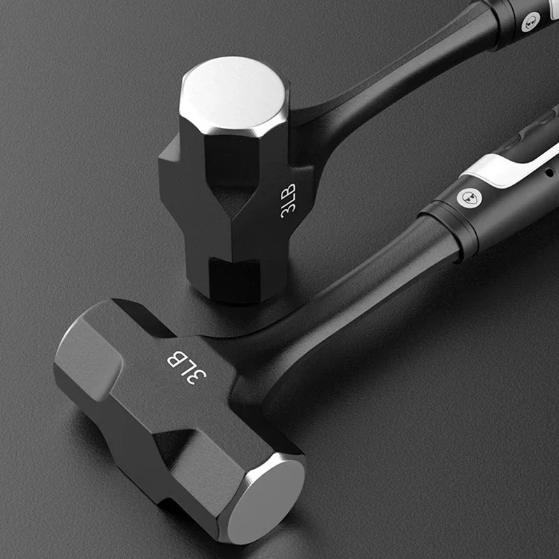 عالية الكربون الصلب المطرقة رئيس المهنية كهربائي النجارة اكسسوارات العمل أدوات يدوية متعددة الوظائف مطرقة مثمنة