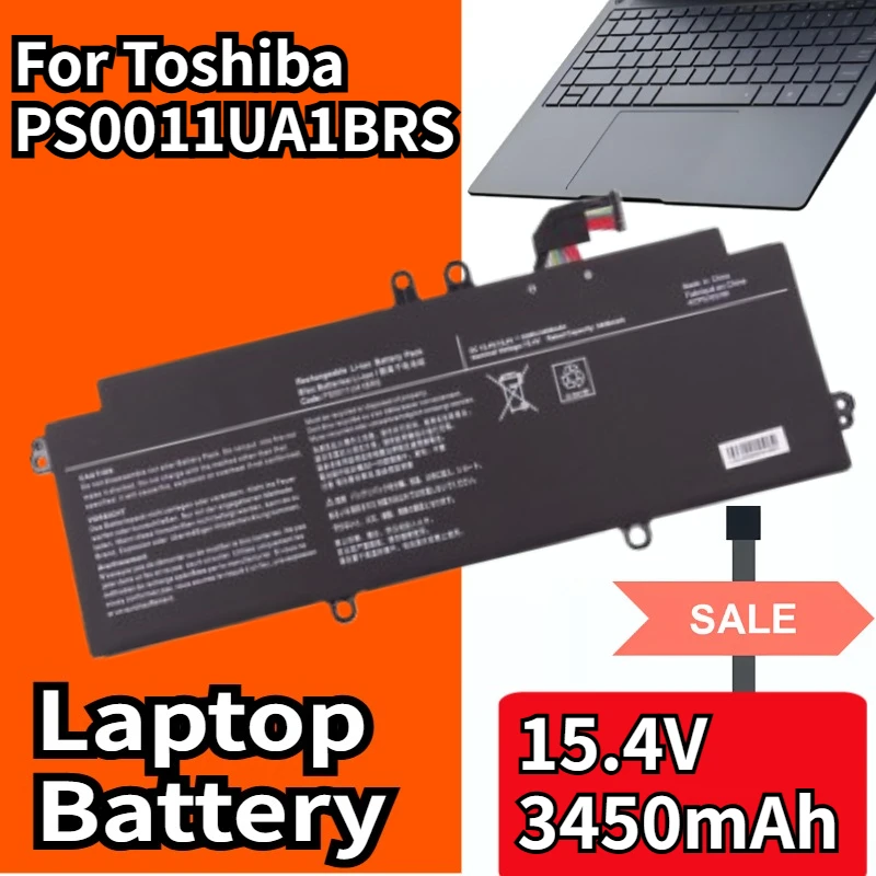 New PS0011UA1BRS Battery For Toshiba Dynabook Portege X30L-J PCR12U PCR10A-009003 PCR10L-13L011 PCR10
