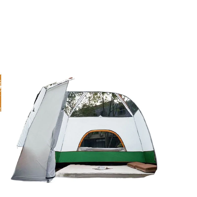 096 Series Camping Tent for Outdoor Use Double Bedroom Foldable Portable Sunproof Waterproof Tent for Adults 6-12 Person