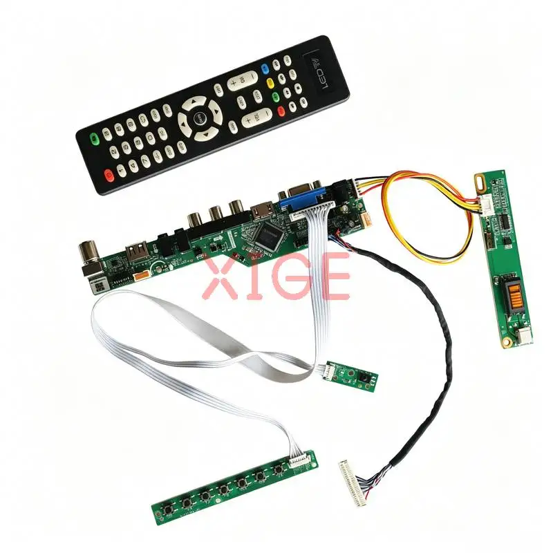 

For CLAA141WB05 CLAA141WB03 M141NWW1 CLAA141WB02 Matrix Drive Board DIY Kit 1280*800 1280x800 1-CCFL LVDS 30-Pin HDMI+VGA+AV+USB