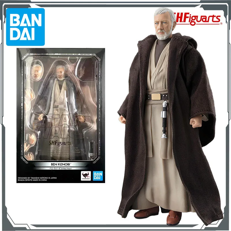 

BANDAI Original S.H.Figuarts Ben Kenobi -Classic Ver.- (Star Wars: A New Hope) Anime Action Figures Toys for Boys Christmas Gift