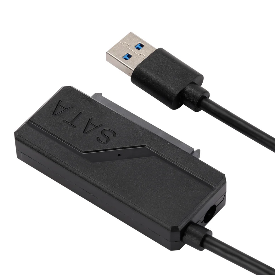 Kabel adapter SATA na USB 3.0, kabel USB na SATA 3, obsługa 22 pinów, 2.5/3.5 cala, zewnętrzny dysk twardy HDD/SSD, złącze komputerowe. — zdjęcie produktu 5