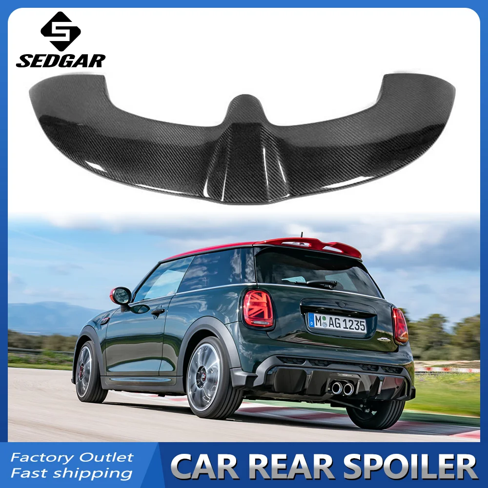 

F55 Spoiler ABS Plastic Rear Roof Spoiler Wing Trunk Lip Boot Cover Car Styling For MINI Cooper S F55 5Doors F56 3Door 2013-2023