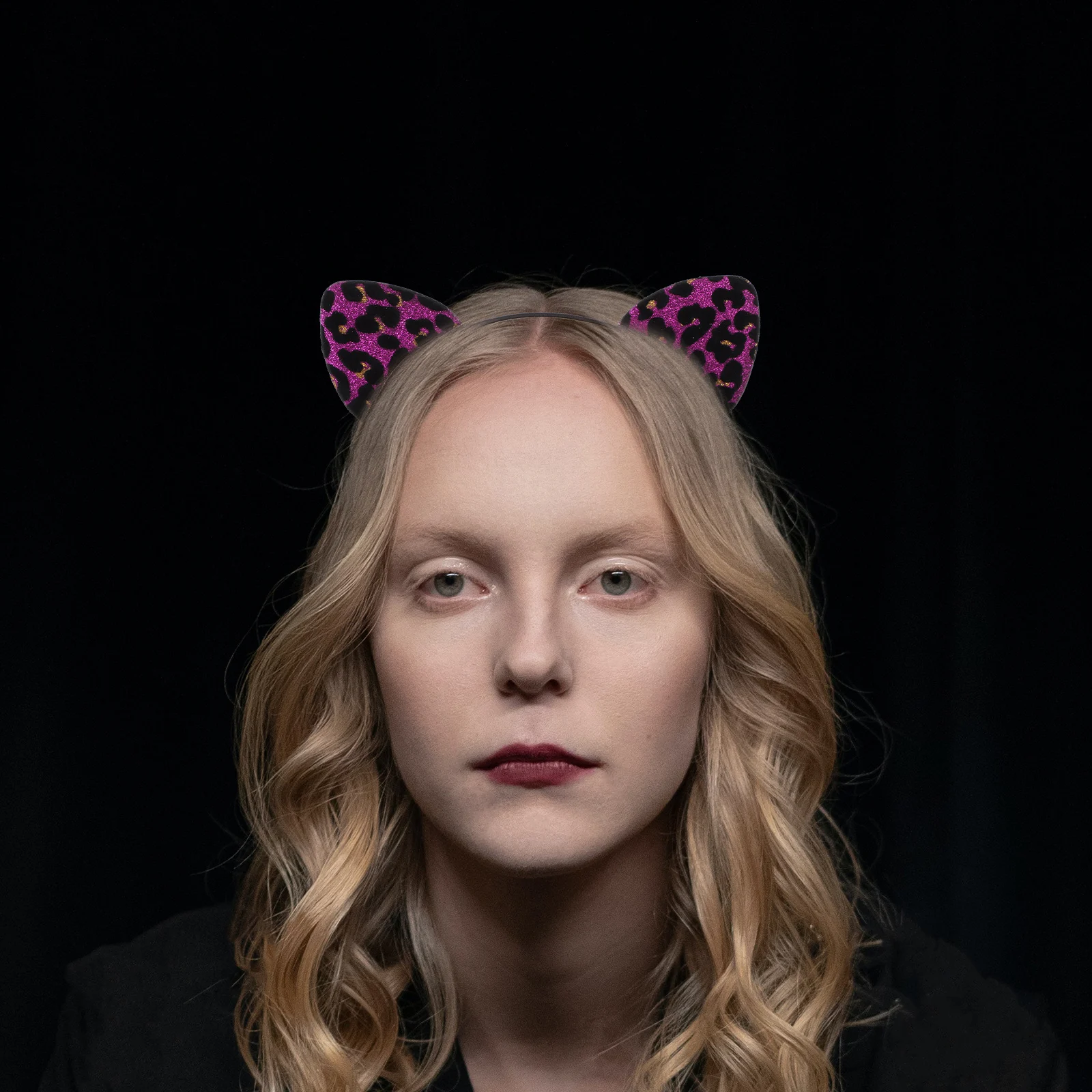 

6pcs Cat Ears Headbands Girls Women Party Festival Hair Accessories Cute Flocking Hoops Cosplay Photo Props for Child