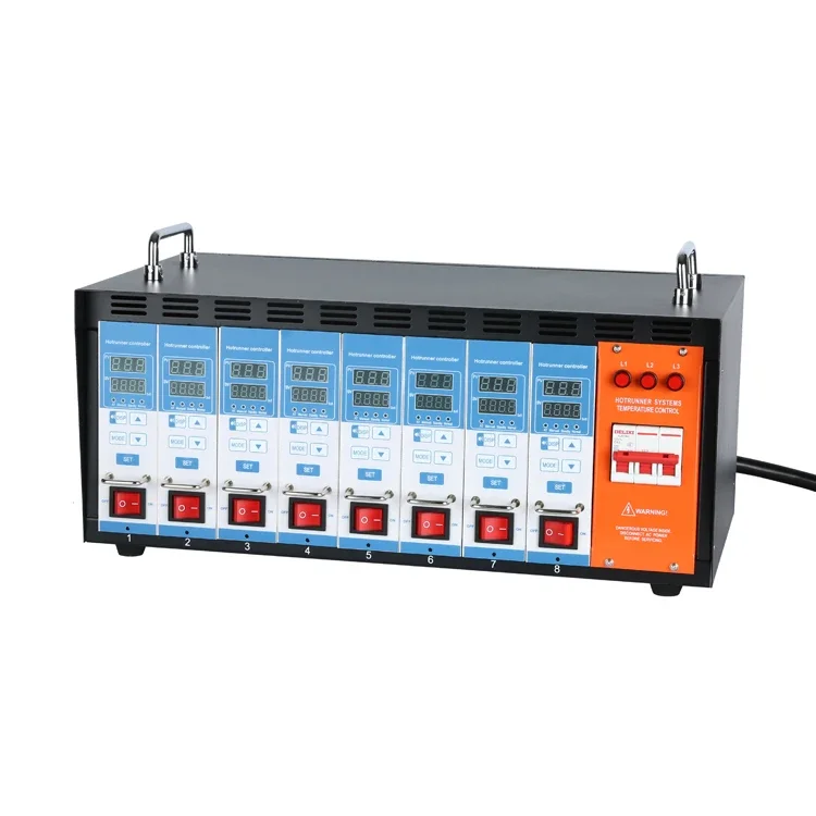 universal thermocouple J or K 8 zones hot runner temperature controller with manual control mode