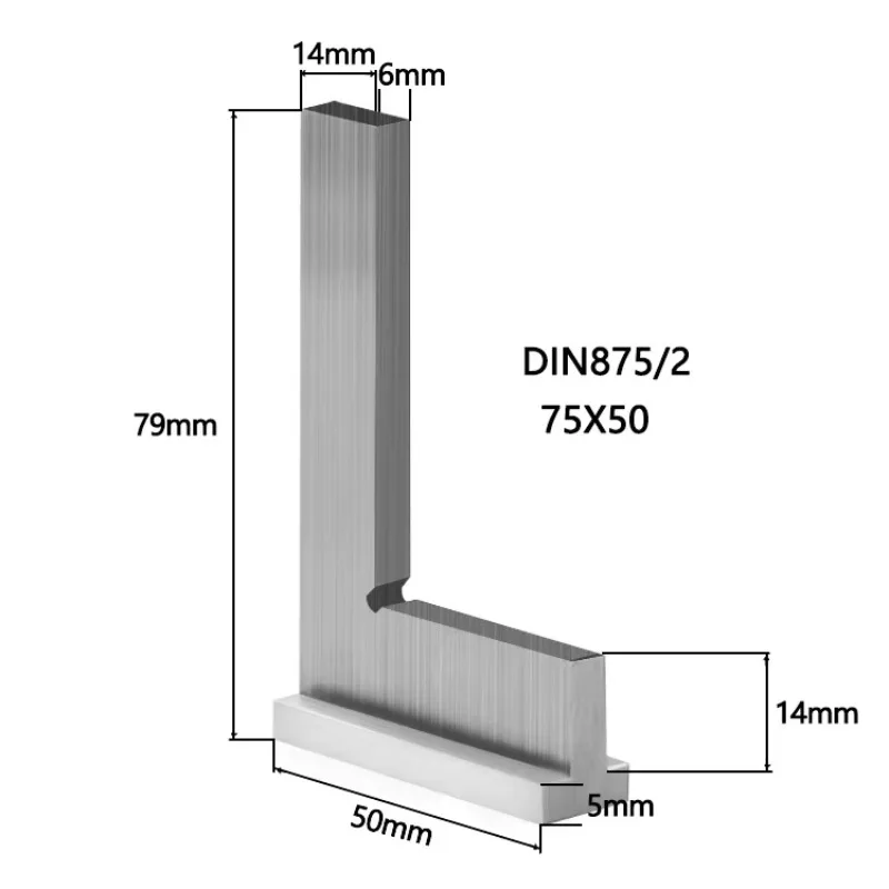 

DIN875/0/I/2 Carbon Steel Stainless Steel 90 Degree Square With Base