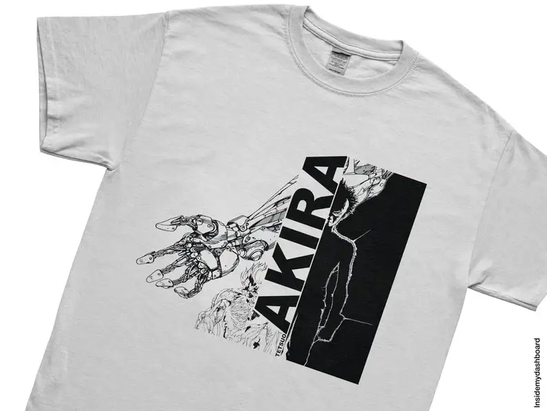 Akira Implosion Logo T-Shirt, Akira Anime Tee, Akira Manga T-Shirt, Kaneda Anime Tee