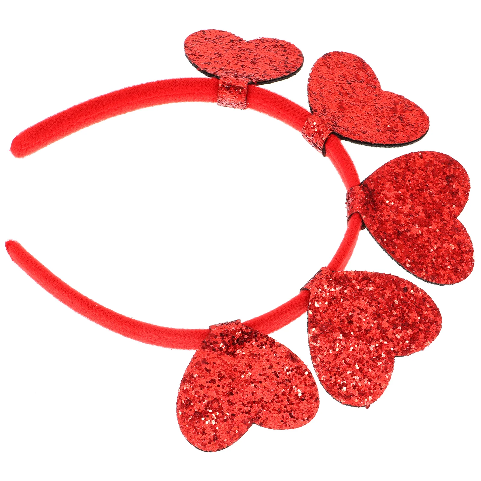 Diadema de amor Día de San Valentín niña diademas de San Valentín diadema para niñas accesorios de Cupido de corazón