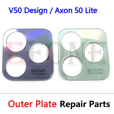 For ZTE Blade V50 Design 4G Axon 50 Lite Rear Back Camera Glass Lens Frame Cover Holder Replacement Repair Parts
