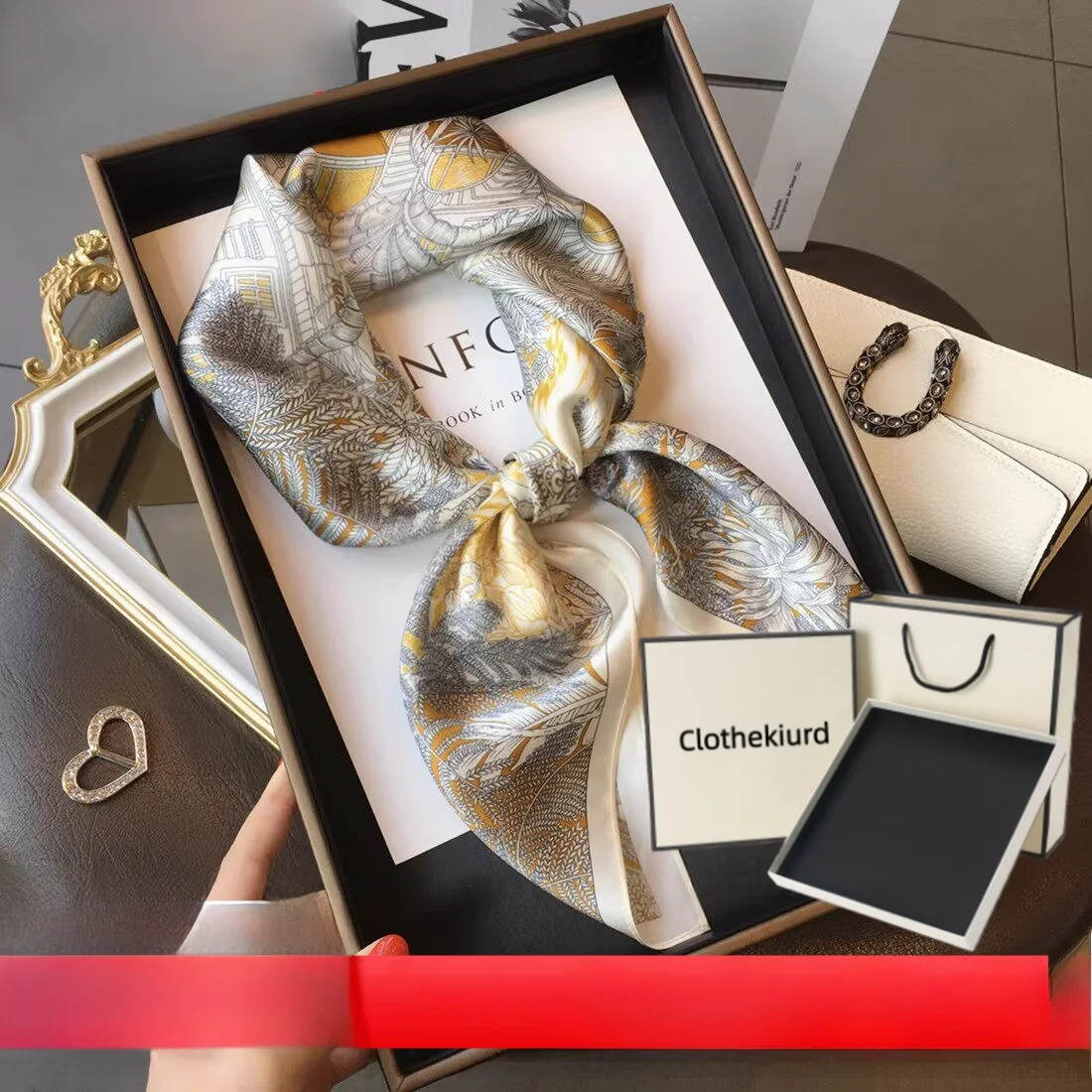 tropical-jungle-100-silk-scarf-women's-decorative-silk-scarf-shawl-fashionable-korean-style-spring-summer-accessory