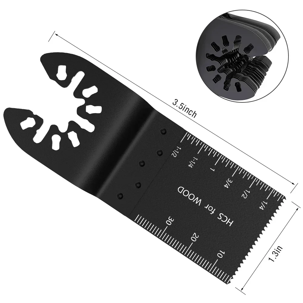 5Pcs Multi-Function Renovator Saw Blade Oscillating Saw Blade Power Tool Accessories Universal Cutter Blade Multi Tool