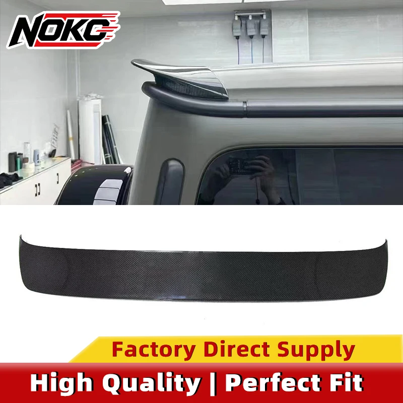 M Style Dry Carbon Fiber Rear Wing for Mercedes G Wagon W464 W465 AMG G63 G550 1:1 Exact Fit Roof Spoiler Punch-Free Install