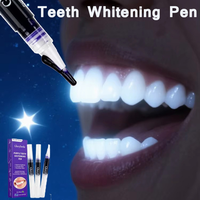 Magical Purple Teeth Whitening Pen Freshing Breath Oral Deep Cleaning Stain Removal Dentifrice Teeth Cleaning Essence Oral Care