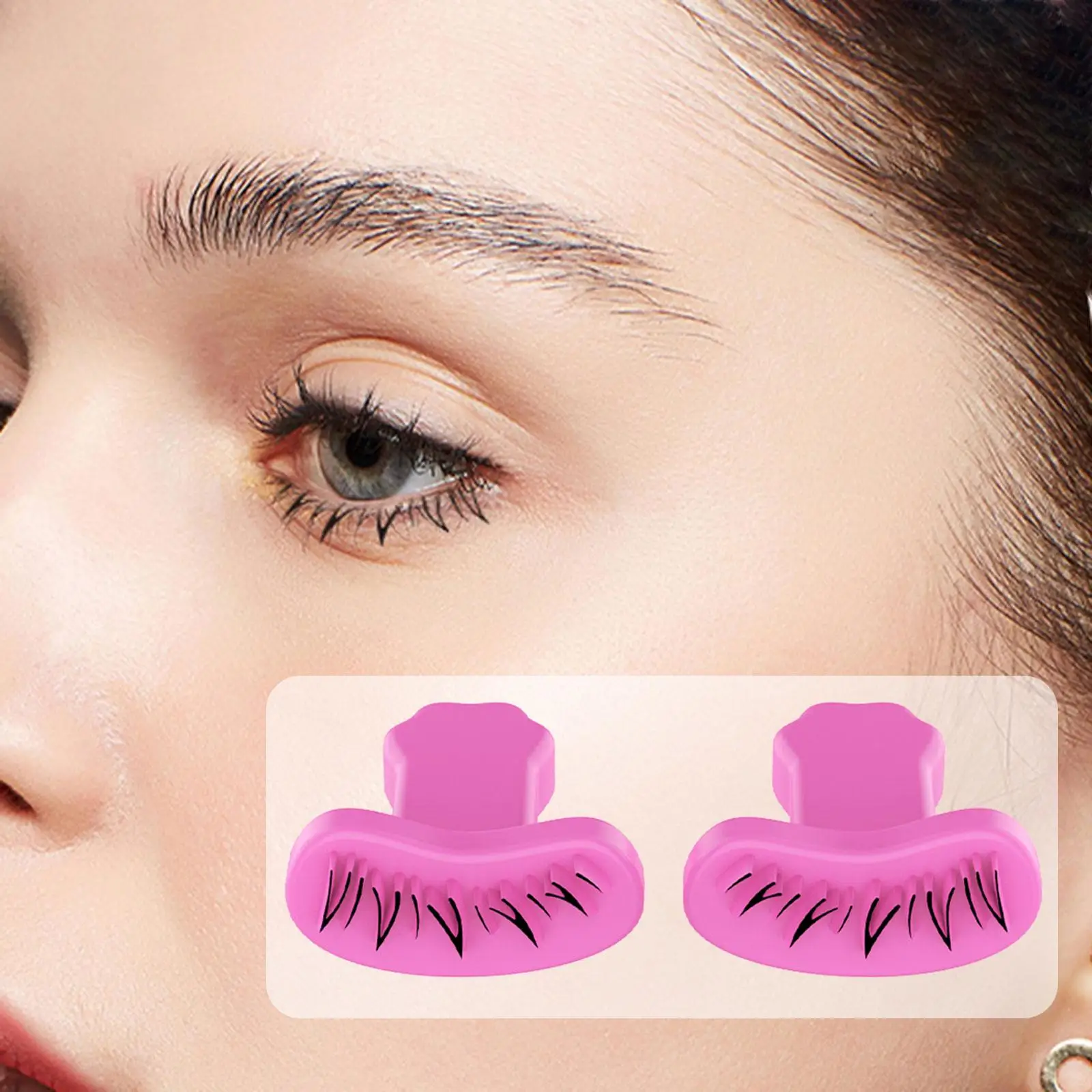 استنسل الرموش السفلى ختم الرموش DIY مجموعة الرموش المجعدة للمكياج السريع وتعزيز تحت العين #2
