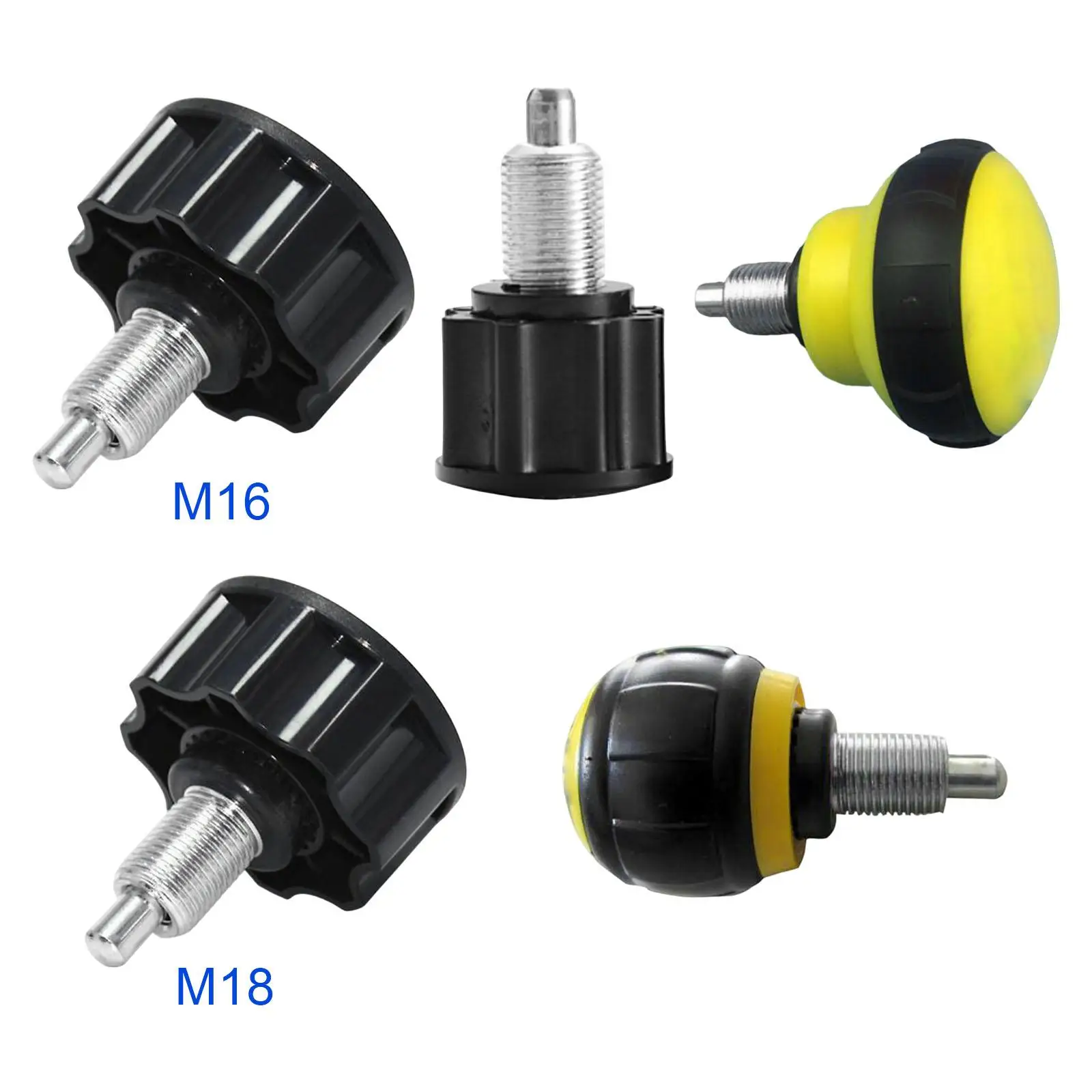 Pasador de tracción para bicicleta deportiva, accesorio de gimnasio, diámetro de rosca M16, perilla de resorte de 16mm, engranaje de ajuste, bloqueo