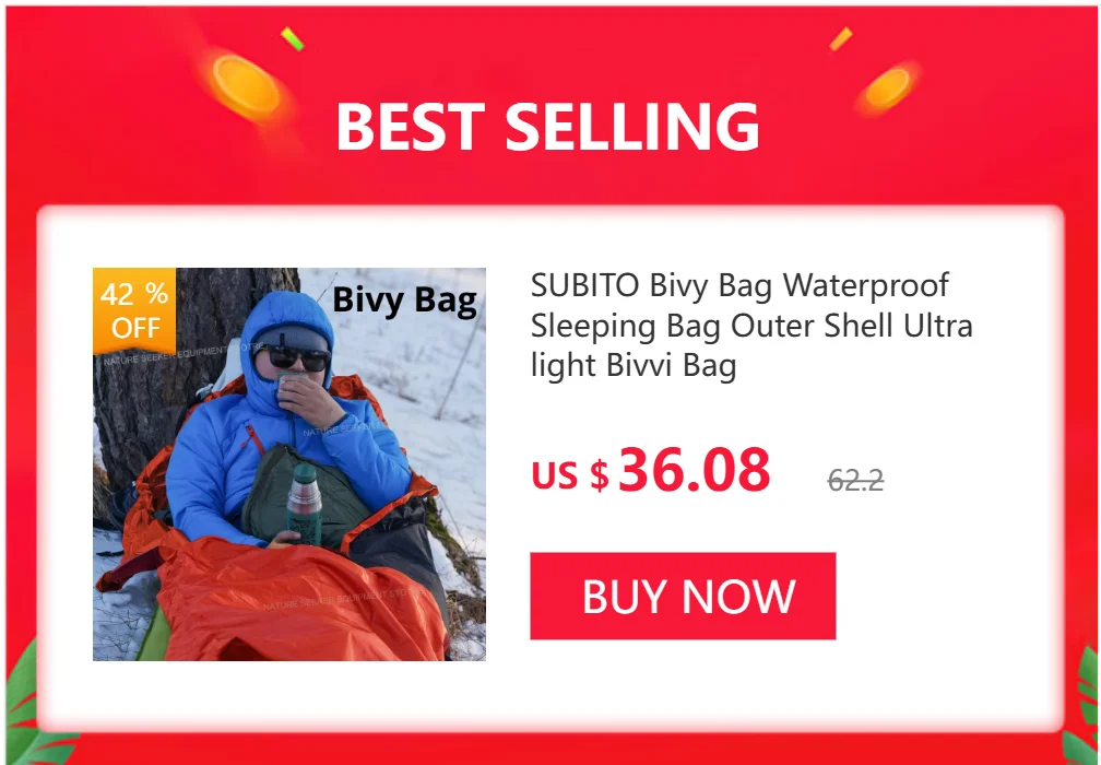 Sngpak Bivvy Bag Waterproof Sleeping Bag Outer Shell, Lightweight Tyvek Bivy Sack, OEM Alternative-Same Quality As The Original