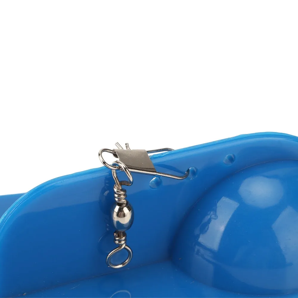 4 قطعة من البلاستيك المتين لصيد الأسماك لوحة غوص مستديرة للبطن الأزرق لصيد الأسماك لوحة غوص الطعم لوحة غواص قارب صيد الأسماك