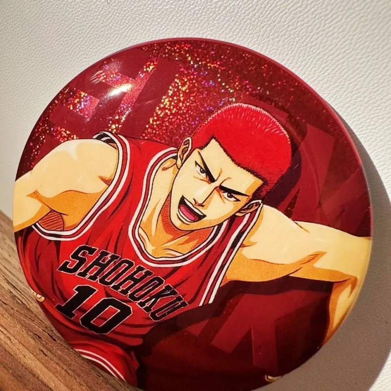 Nouveau Slam Dunk Kaede Rukawa personnage d'anime périphériques Bar Chirp broche personnalité créative fer blanc Badge accessoires cadeaux