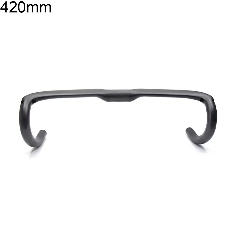 

Handlebar Carbon Fiber Bent Handlebar 400/420/440mm Bike Road Bicycle Fixed Gear Drop Bar Bent Handlebar