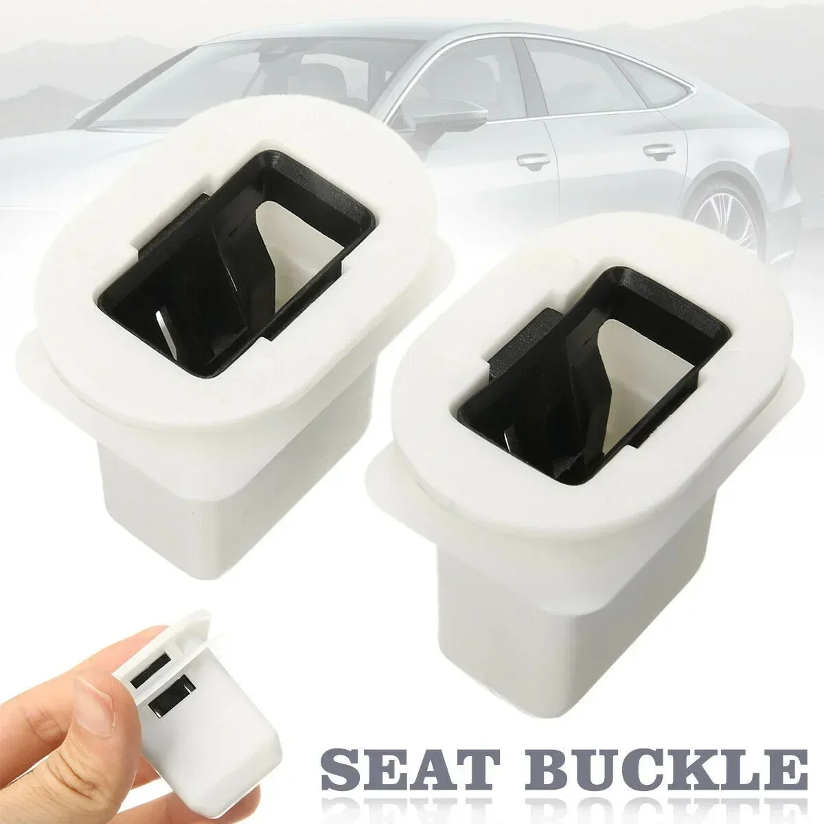 2Pcs Car Rear Seat Bench Clip 4L0886373 For A6/A6 2011-2016 For A4/A4 /S4/S6 2008-2015 For Q7 2007-2015 Seat Bench Bracket Clip