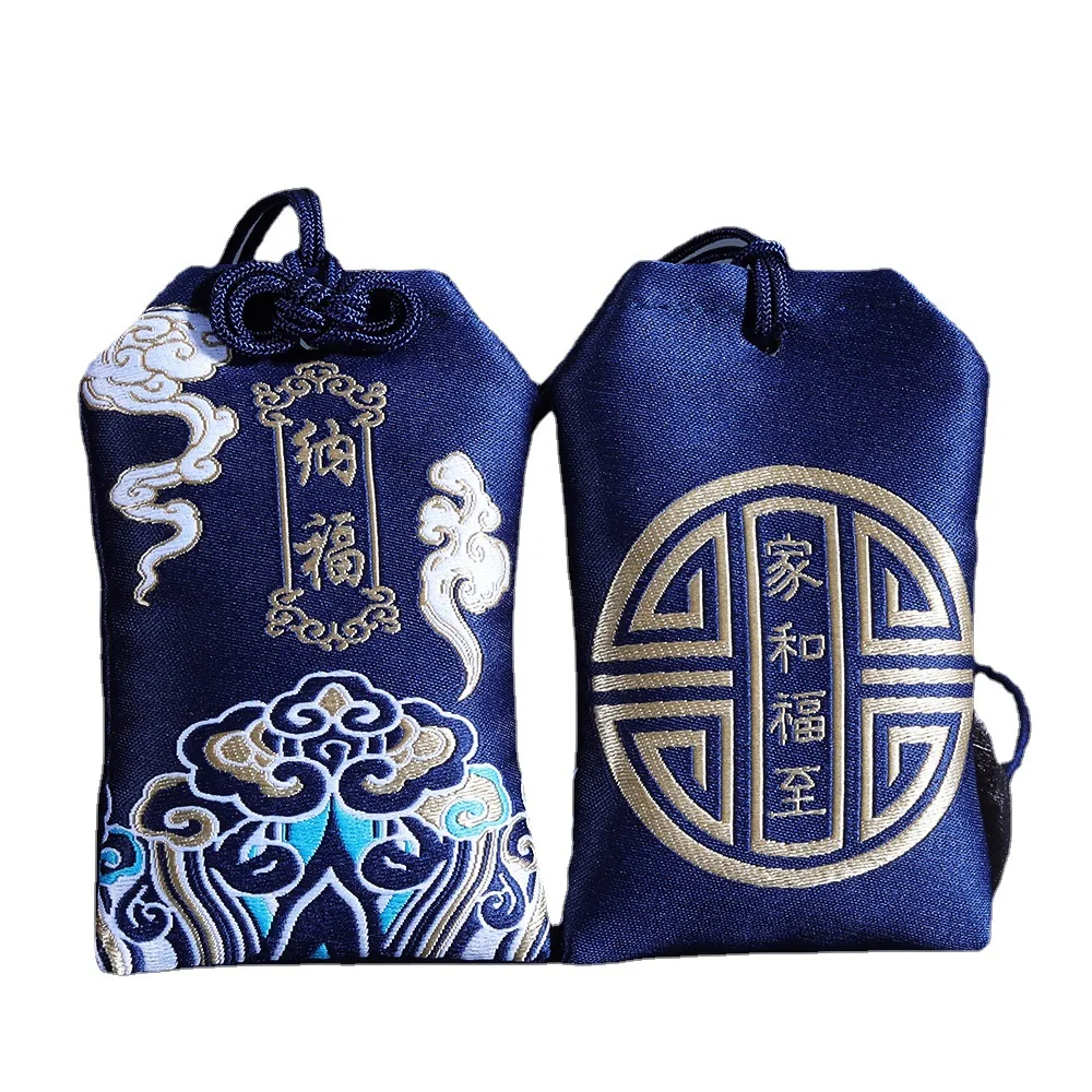 Lucky Spiritual Salt Pouch Spiritual Salts Sachet Buddhist Spiritual Salt Pouch Necklace Amulet Blessing Sachets Pendant Gifts - Image 5