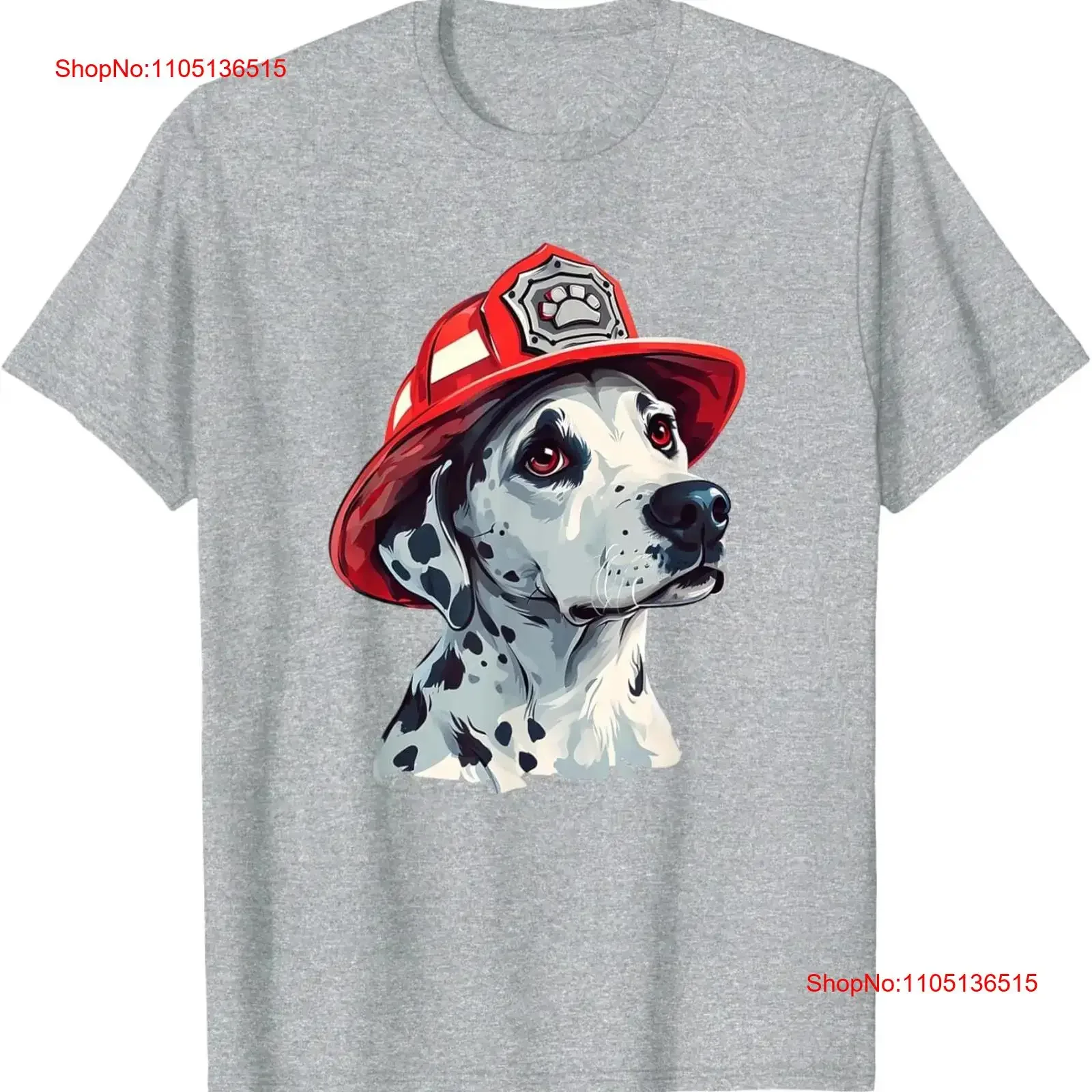 

Dalmatian Firehouse Dog Firefighter Hat Fireman T Shirt vintage Washed homme Breathable fashion Slightly Comfortable