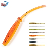 Rosewood Light Game Mini Soft Bait Fishing Lure Baitfish Pintail TPR Floating Finesse Baits Horse Mackerel Rockfish Bass Trout