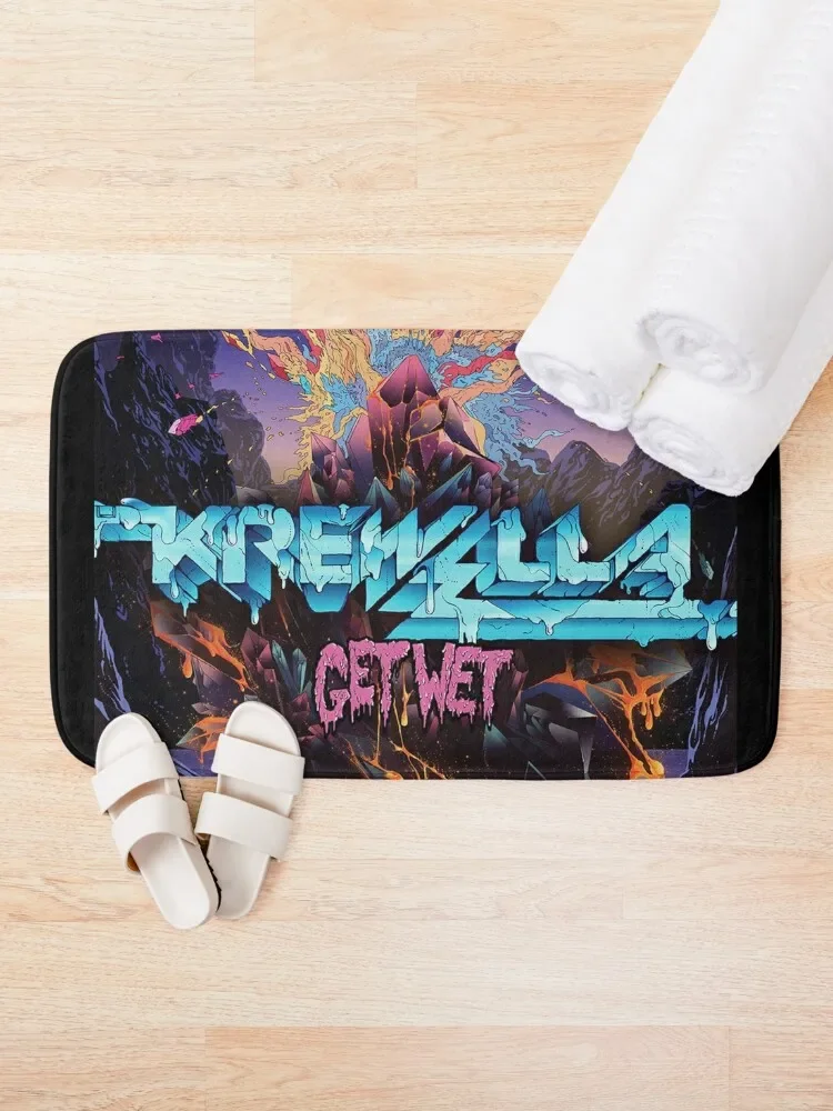 Krewella get wet 2 Bath Mat Entrance Door Bathroom Shower Curtain Mat