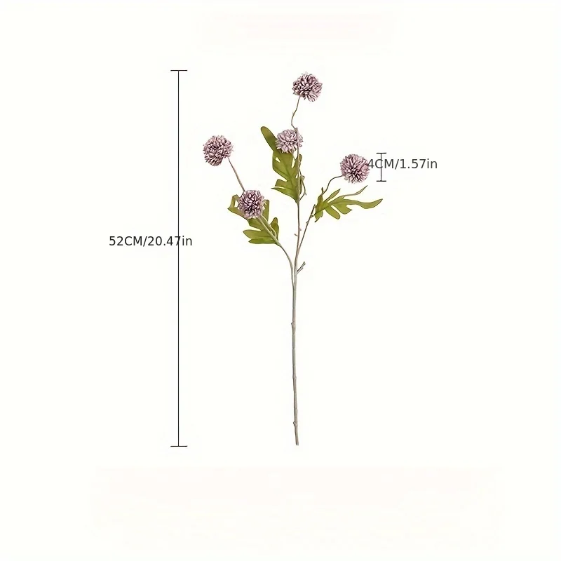 5 Stück realistische künstliche Blumen für die Inneneinrichtung, Hochzeitsfeier-Dekoration, Blumenarrangement, simulierte Pflanzen – Detail 3