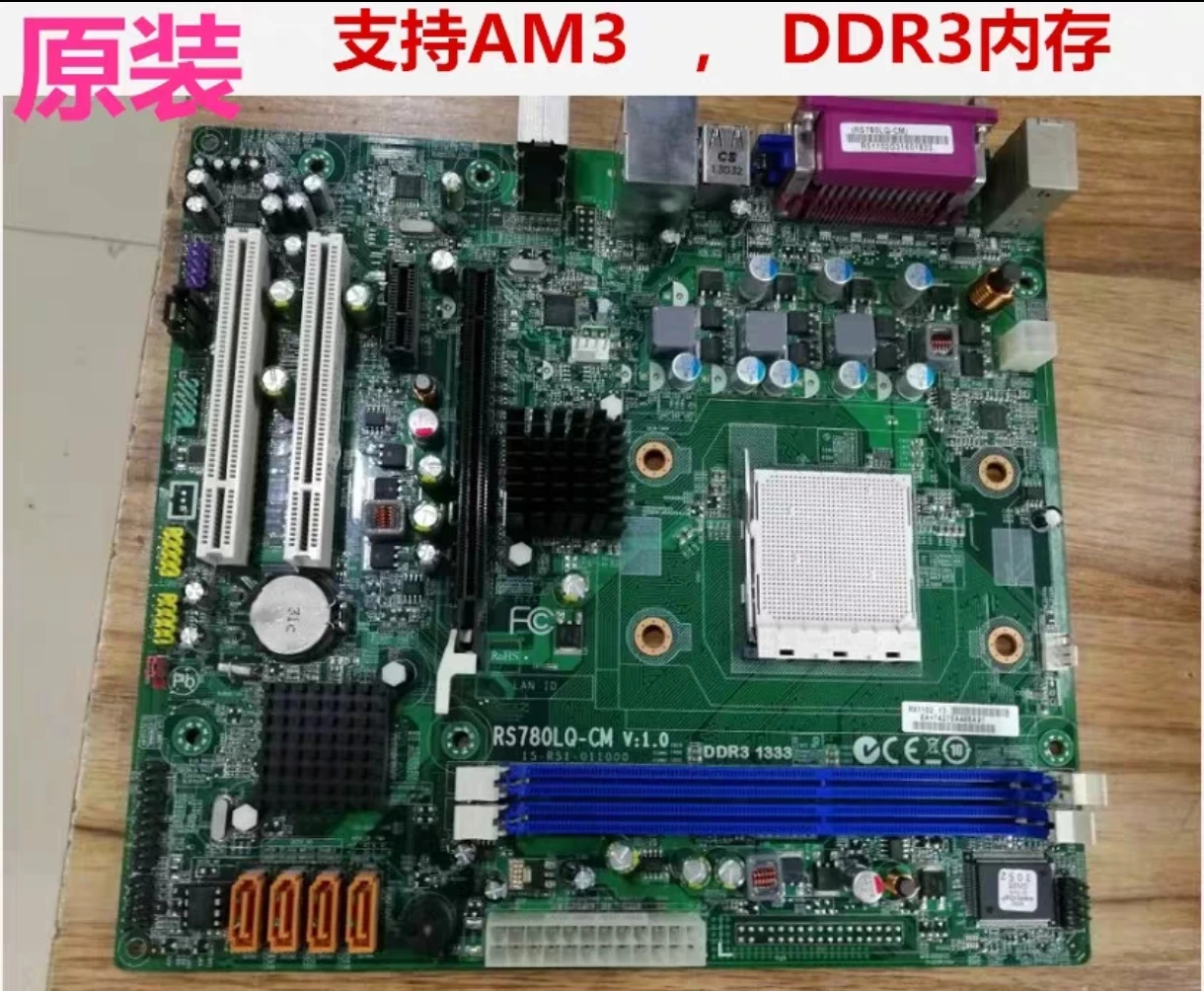 

Для Founder, Great Wall Tsinghua Tongfang RS780LQ-CM 780 MCP61PQ-CM AM3, полностью встроенная основная плата, 100% обнаружение.