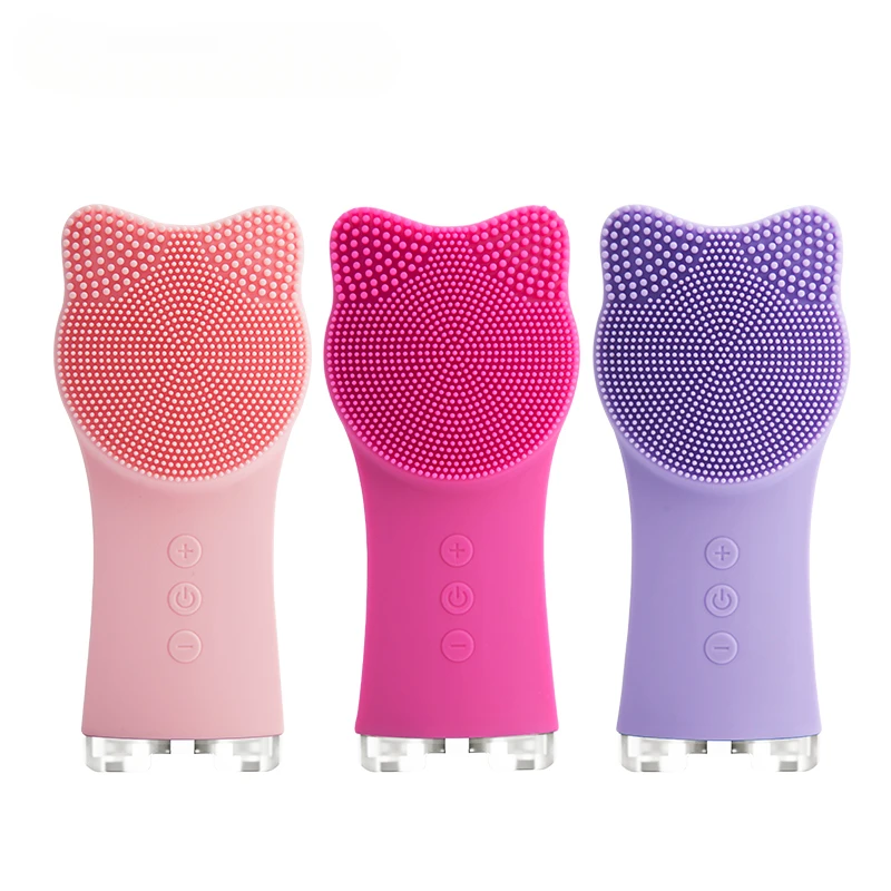 

beauti product custom waterproof electric ultrasonic face massage wash spa sonic silicone facial lift cleansing brush